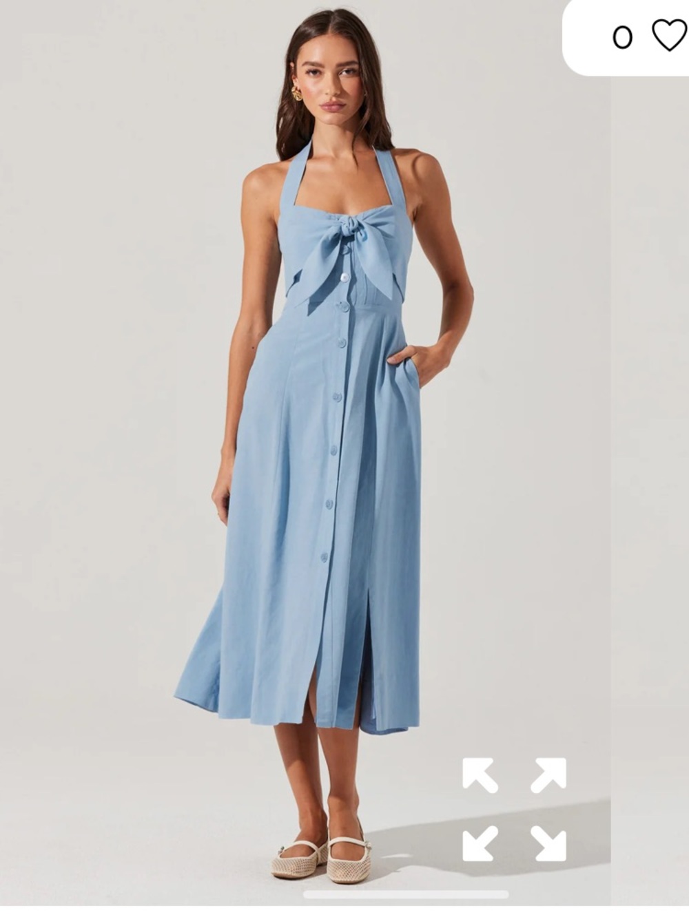 ASTR the Label Katherine Halter Neck Dress - NWT